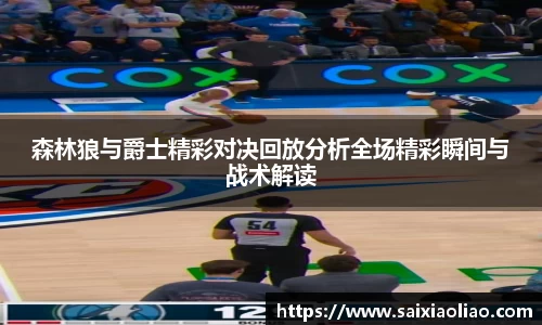 森林狼与爵士精彩对决回放分析全场精彩瞬间与战术解读